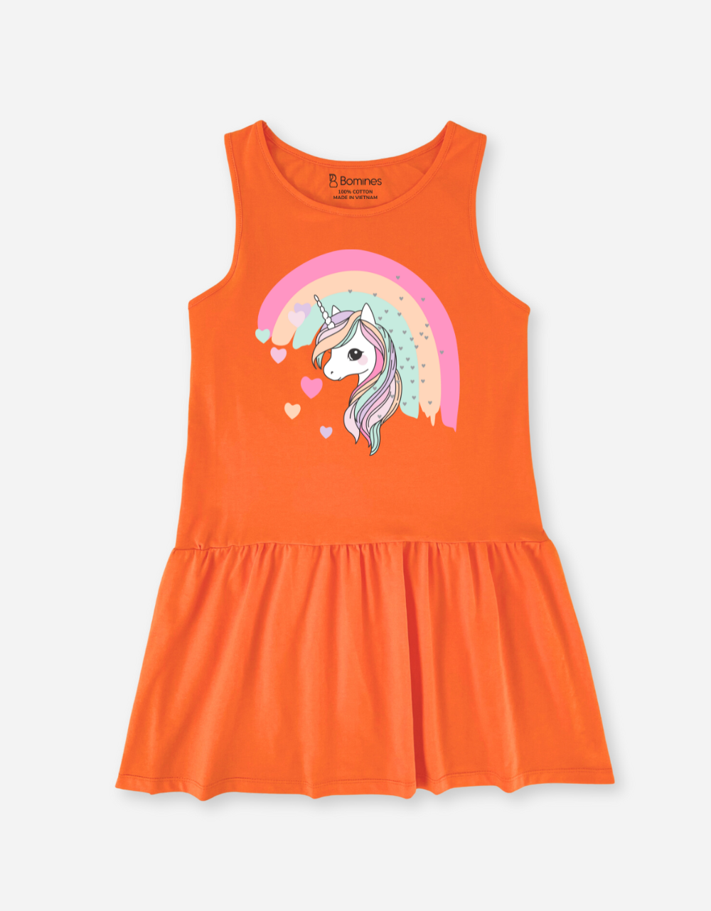  Đầm cotton sát nách Unicorn 