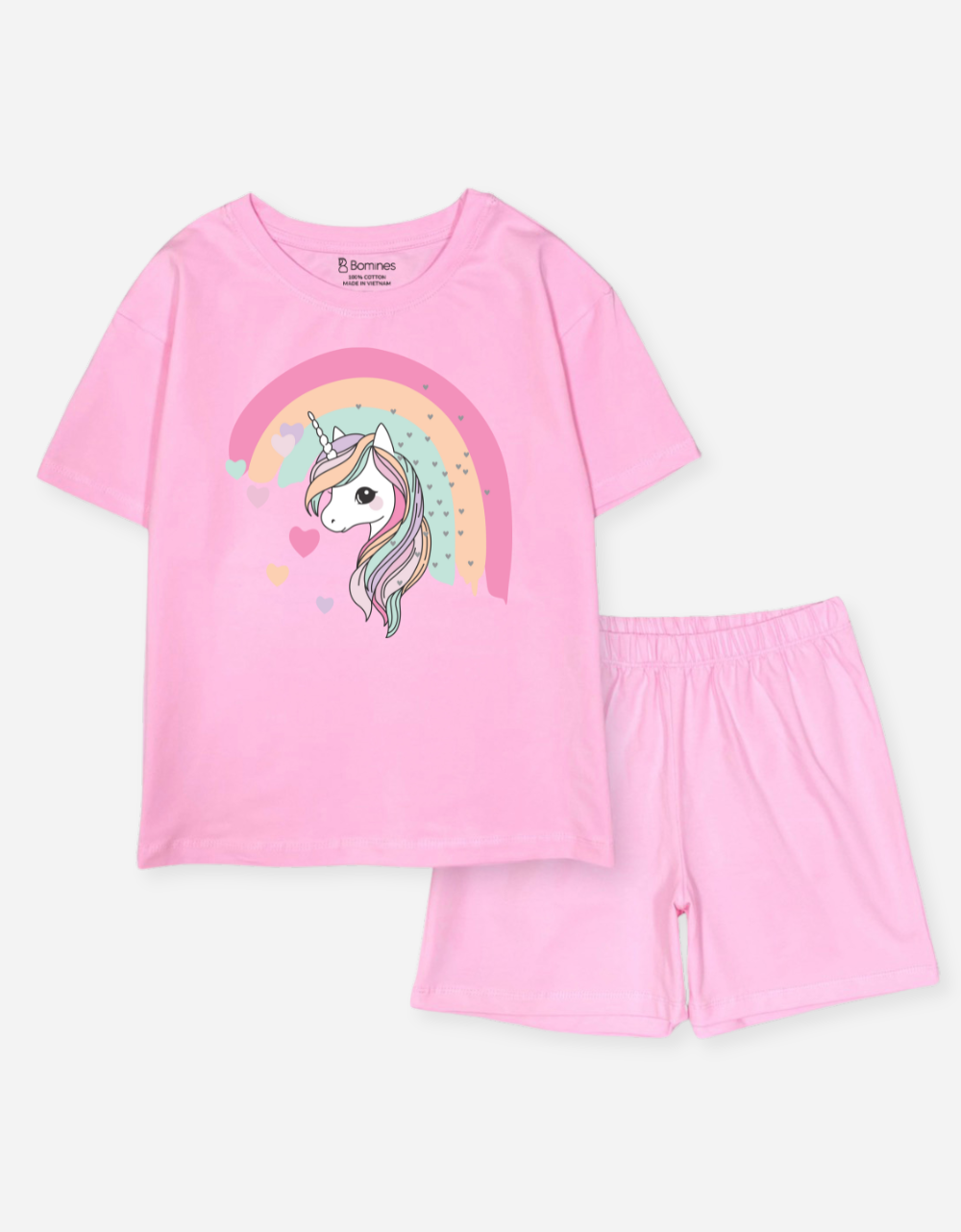  Đồ bộ short bé gái Unicorn 