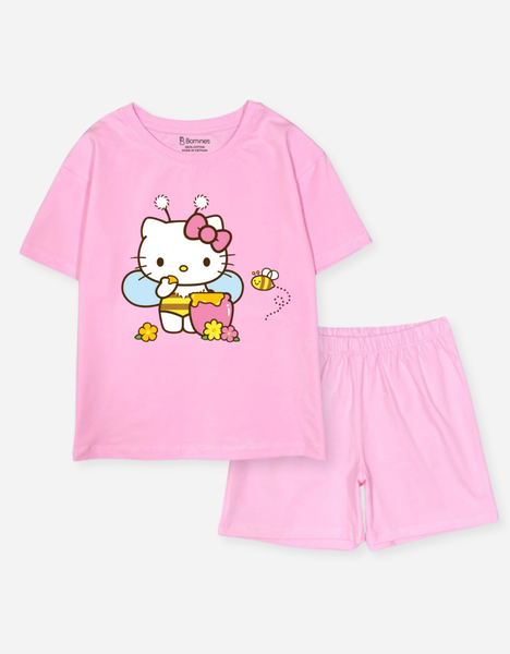  Đồ bộ short bé gái Hello Kitty 