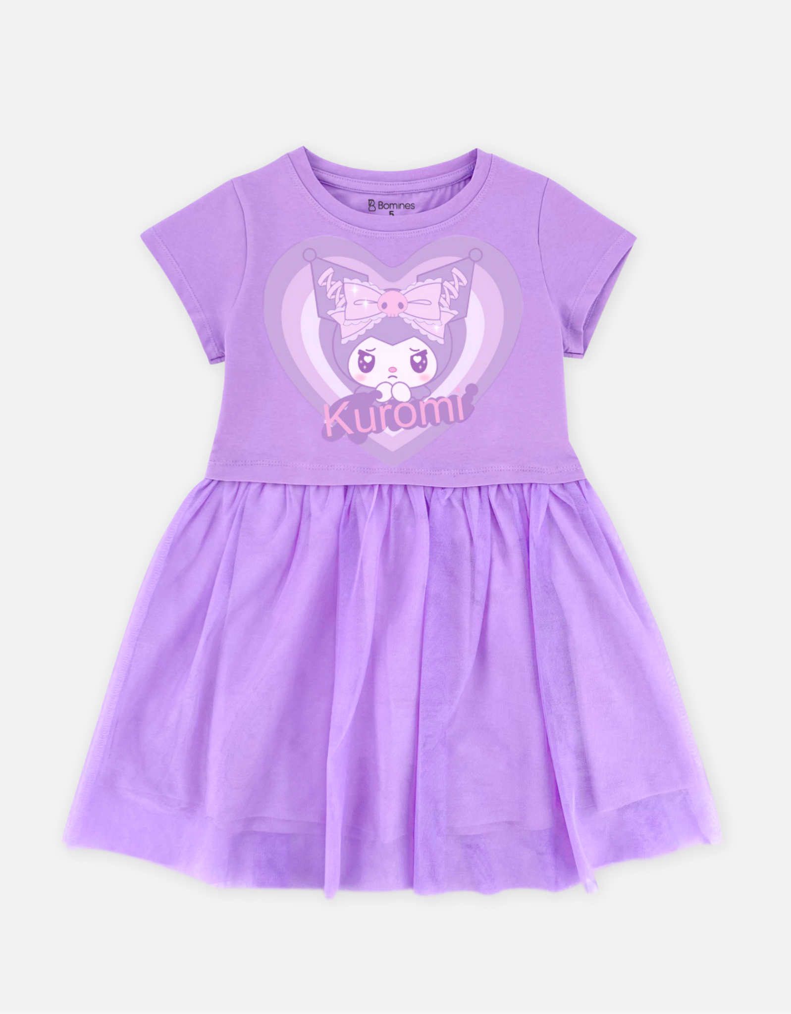  Váy bé gái phối lưới Bomines Sanrio Kuromi, Hello Kitty, Cinnamoroll, My Melody 