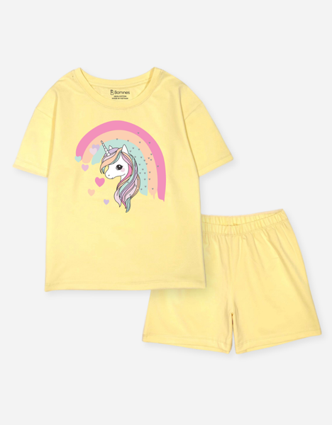  Đồ bộ short bé gái Unicorn 