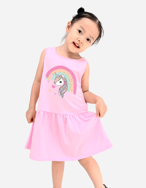  Đầm cotton sát nách Unicorn 