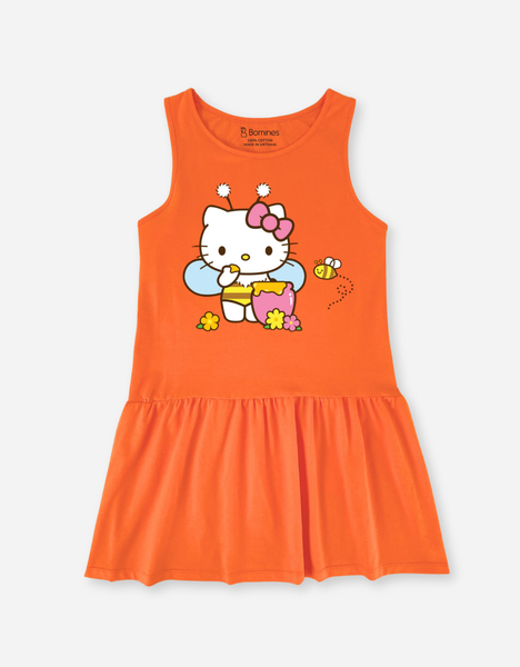  Đầm cotton sát nách Hello Kitty 