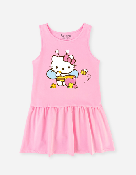  Đầm cotton sát nách Hello Kitty 