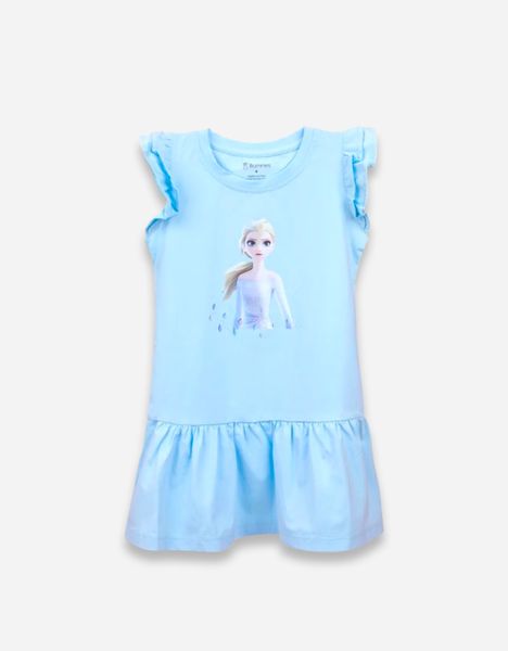  Váy bé gái tay cánh tiên công chúa Elsa 