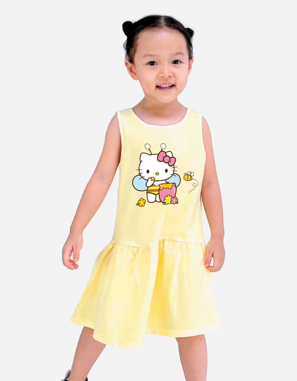  Đầm cotton sát nách Hello Kitty 