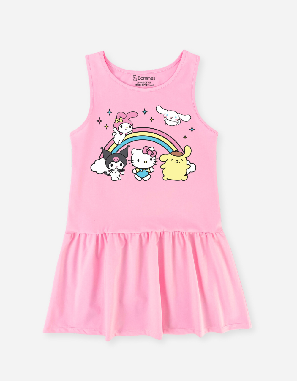  Đầm cotton sát nách Sanrio 