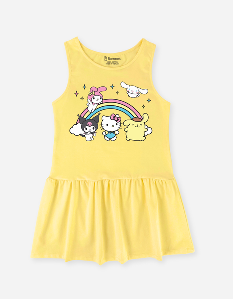  Đầm cotton sát nách Sanrio 