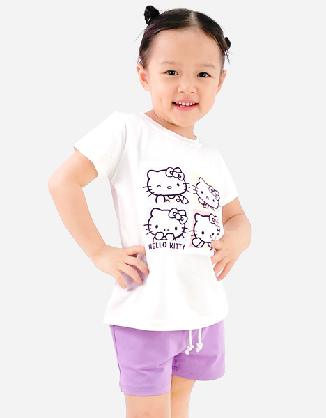  Đồ bộ ngắn bé gái Hello Kitty 