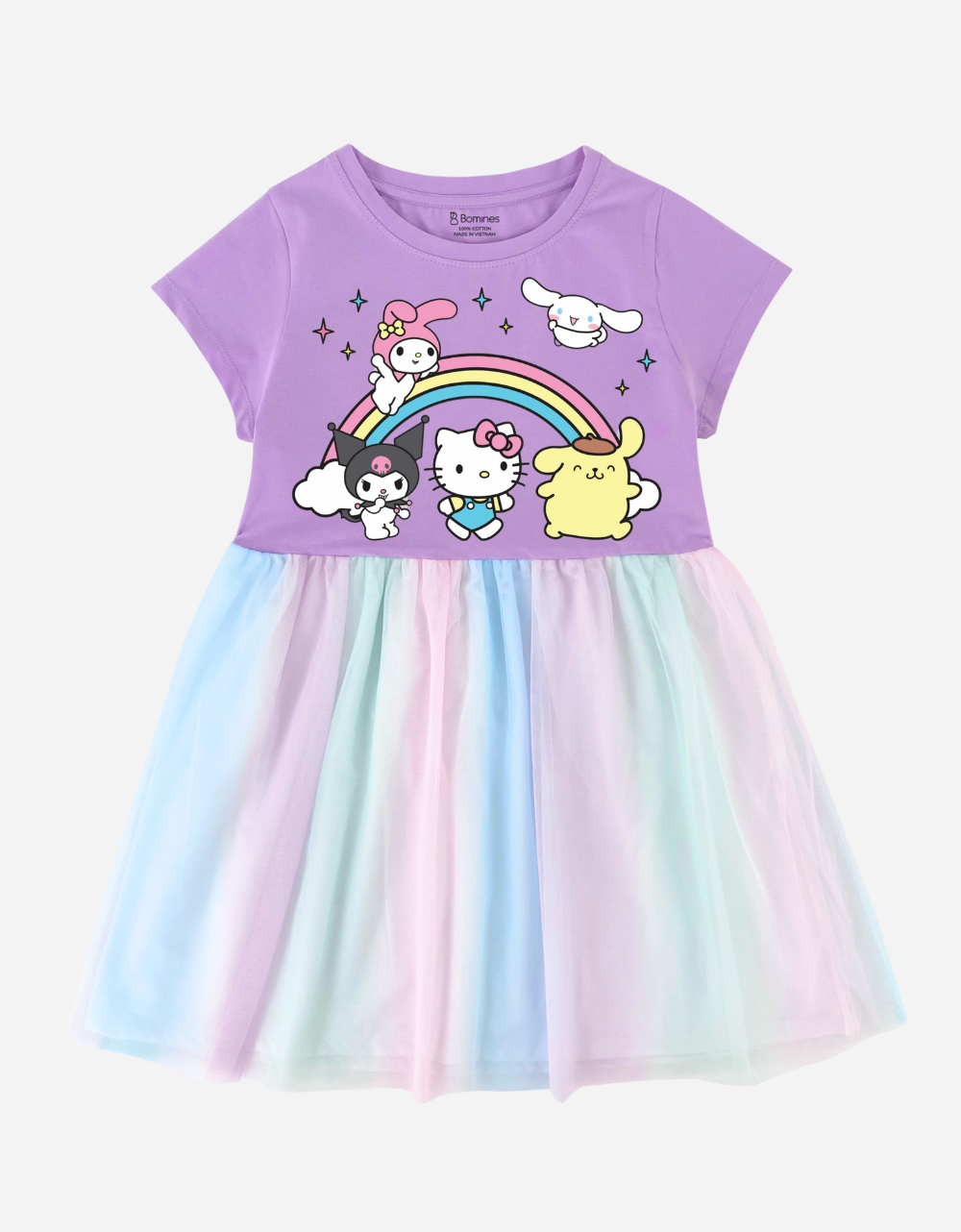  Váy bé gái phối lưới Sanrio 