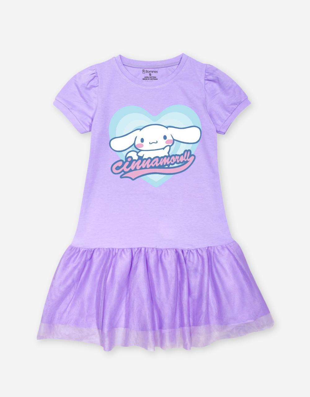  Váy bé gái tay ngắn Cinnamoroll Sanrio 