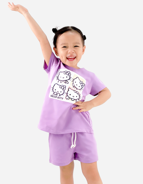  Đồ bộ ngắn bé gái Hello Kitty 