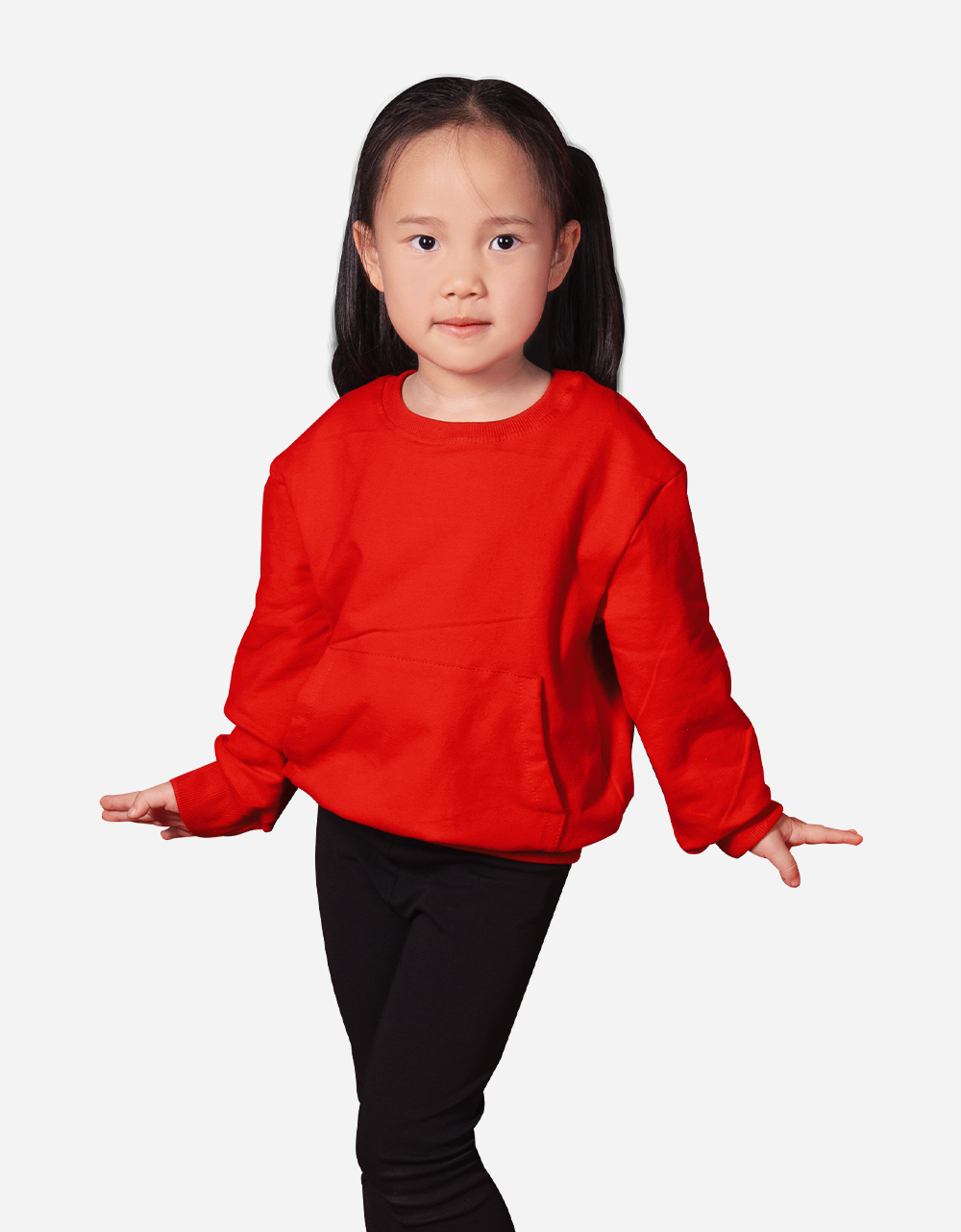  Áo sweater có túi tay dài bé trai bé gái 