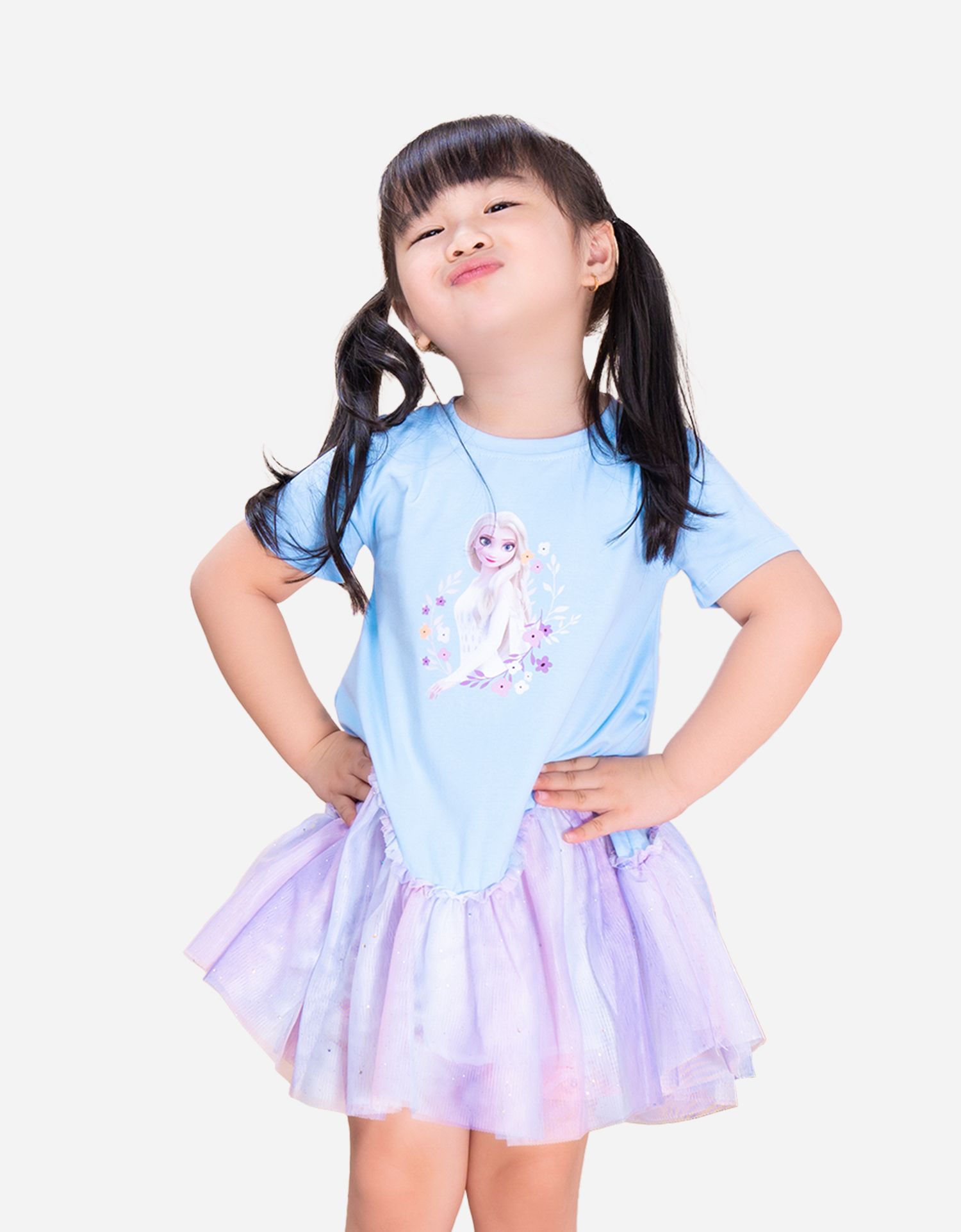 FreeShip] Đầm công chúa bé gái 8-47kg ,váy trẻ em màu hồng cổ voan mã 005 |  Lazada.vn