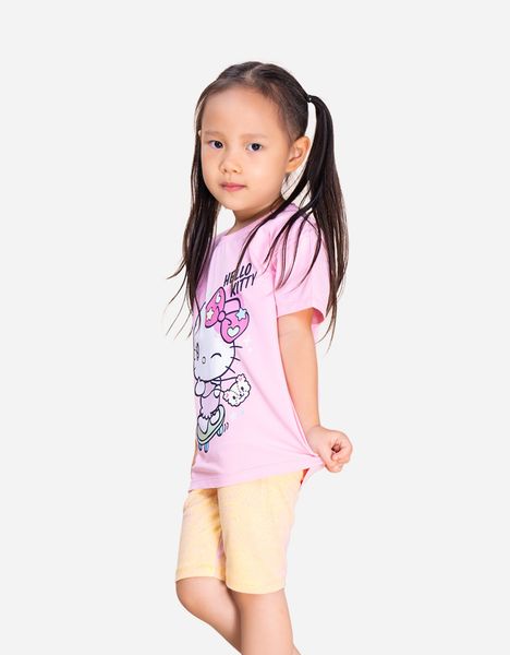  Đồ bộ lửng bé gái Hello Kitty quần loang 