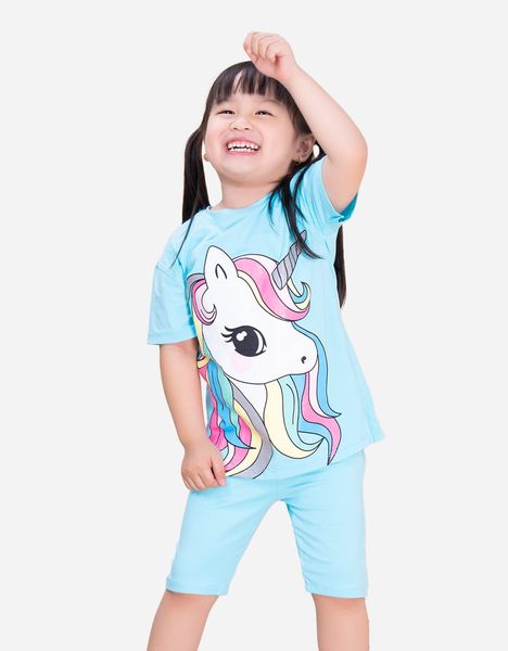  Đồ bộ lửng bé gái Unicorn 