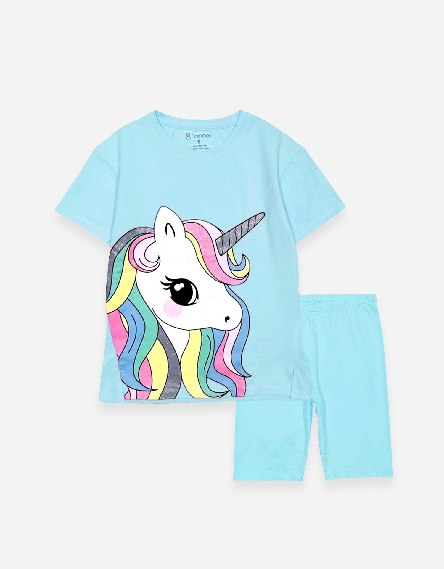  Đồ bộ lửng bé gái Unicorn 