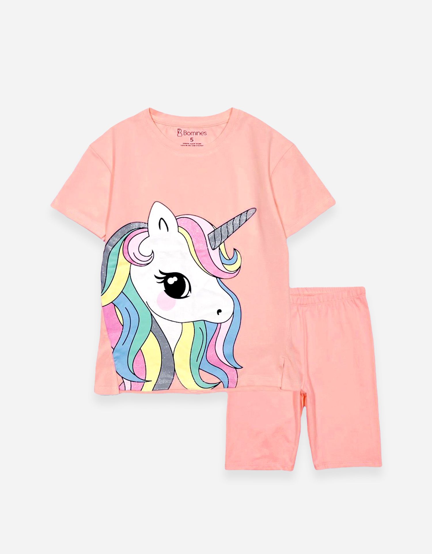  Đồ bộ lửng bé gái Unicorn 