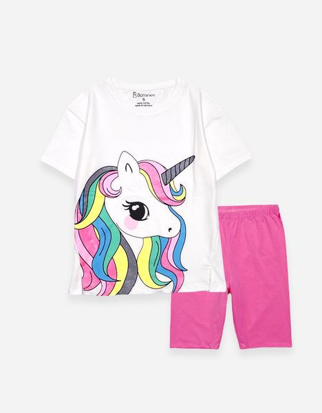  Đồ bộ lửng bé gái Unicorn 