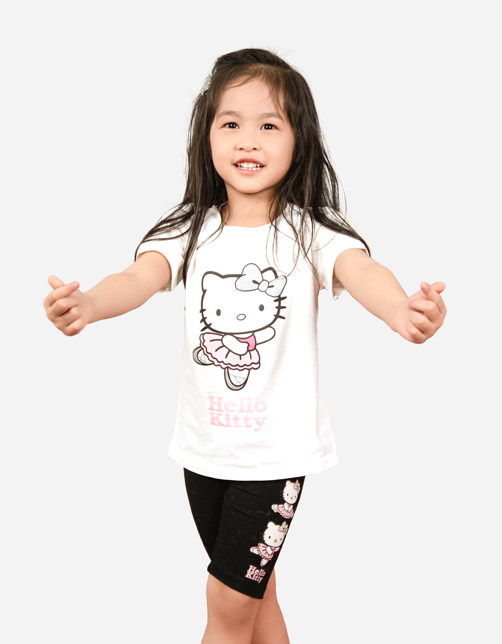  Đồ bộ lửng bé gái Hello Kitty múa bale 