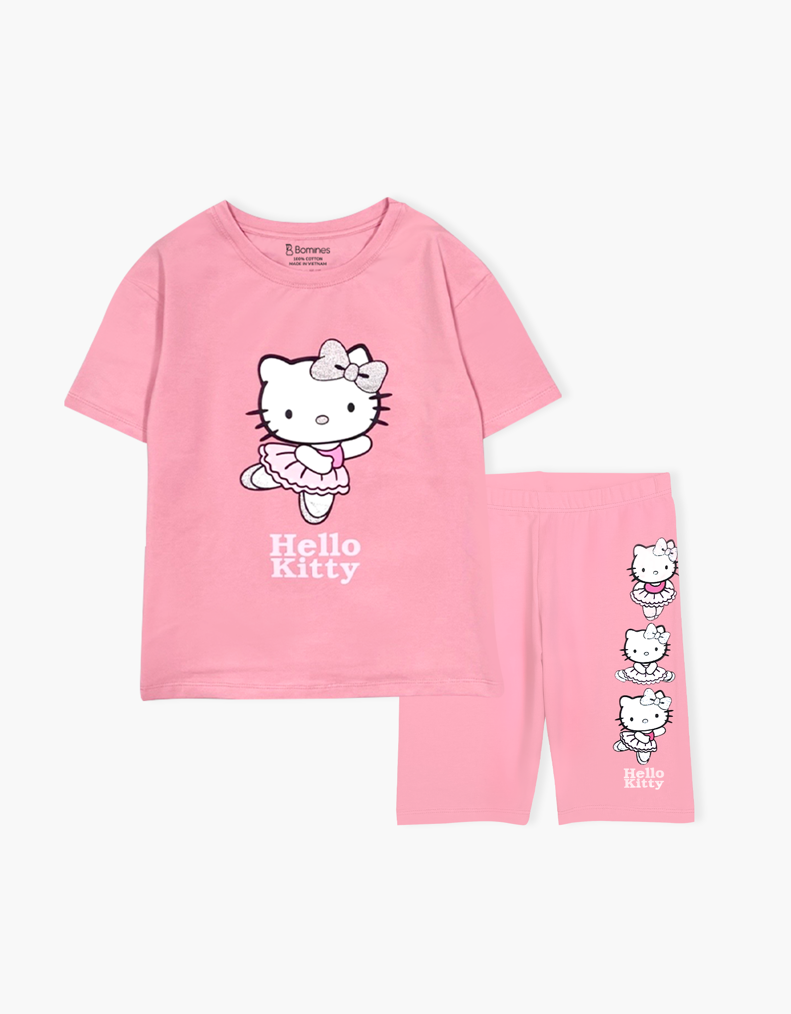  Đồ bộ lửng bé gái Hello Kitty múa bale 