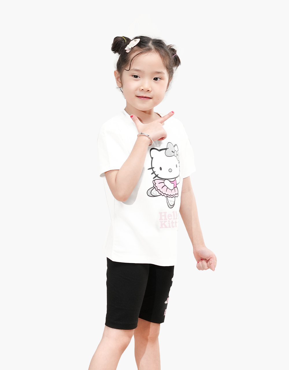  Đồ bộ lửng bé gái Hello Kitty múa bale 