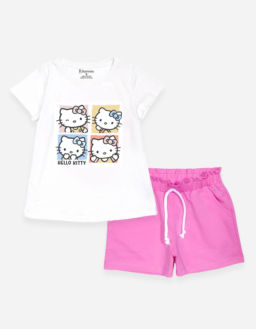  Đồ bộ ngắn bé gái Hello Kitty 