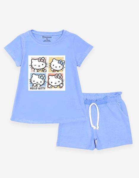  Đồ bộ ngắn bé gái Hello Kitty 