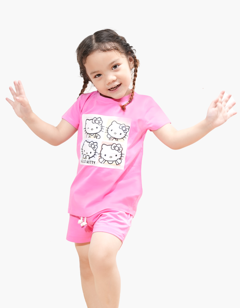  Đồ bộ ngắn bé gái Hello Kitty 