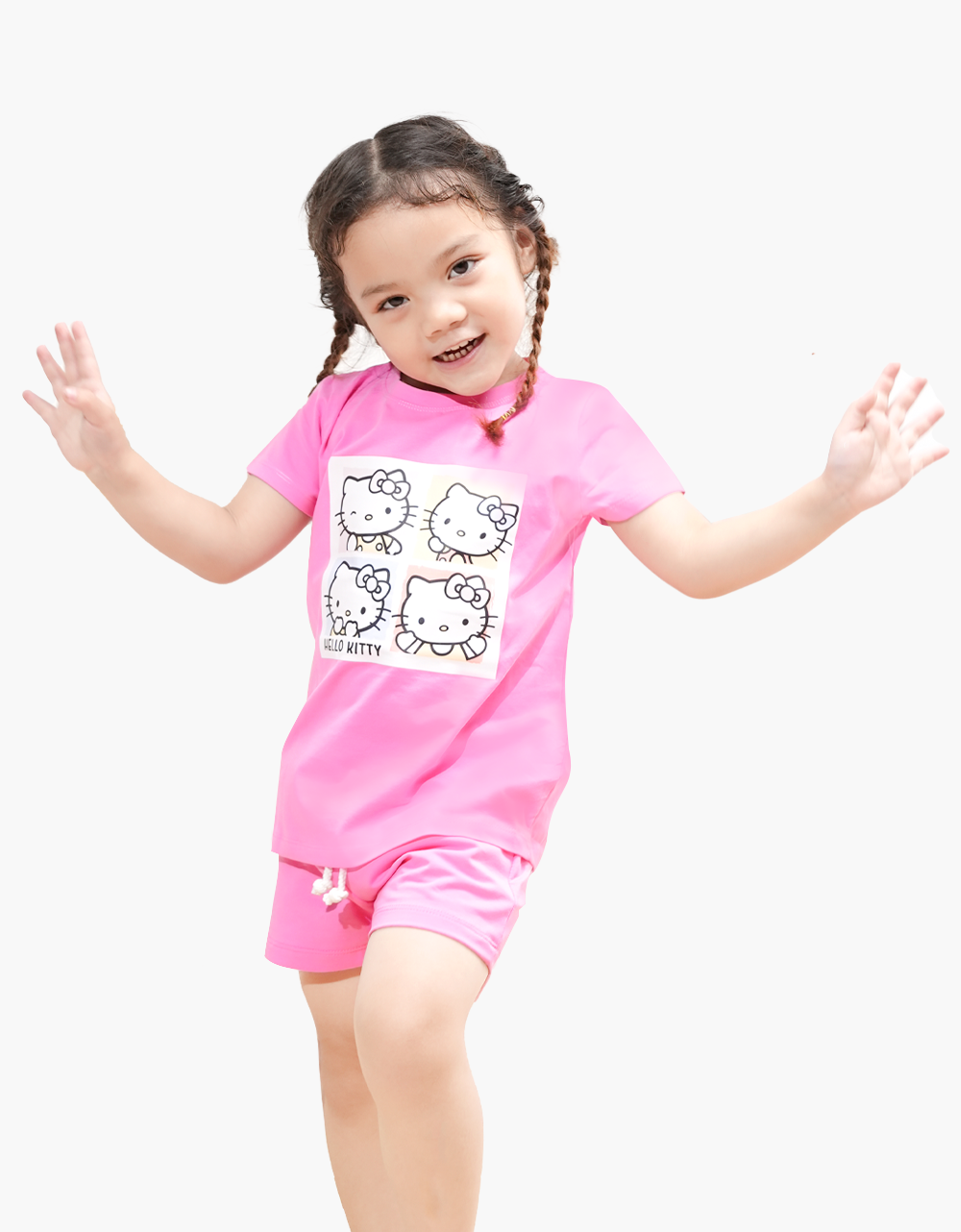  Đồ bộ ngắn bé gái Hello Kitty 