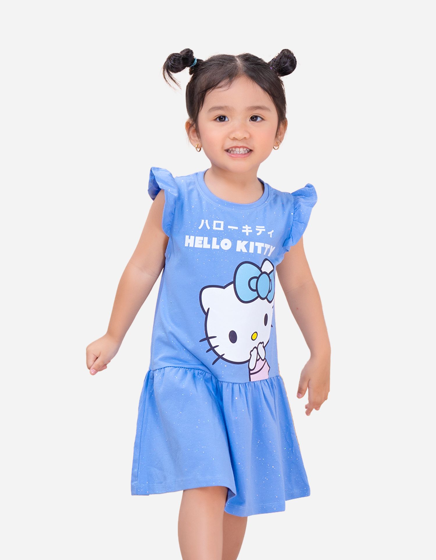  Váy bé gái tay ngắn Hello Kitty 