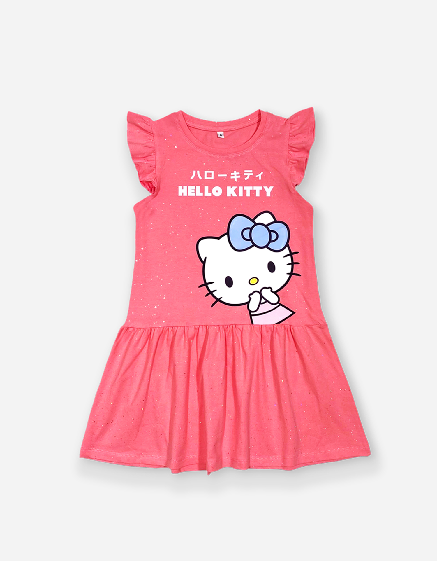 Set Bộ Áo Chân Váy Bé Gái Disney  Hồng Hello Kitty  Fosig