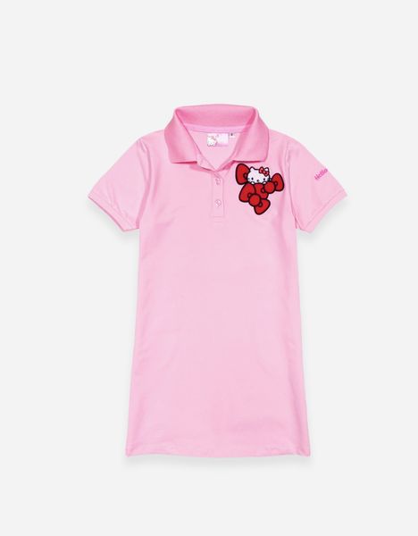  Váy bé gái tay ngắn Hello Kitty size đại 