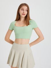 Áo tập croptop có tay