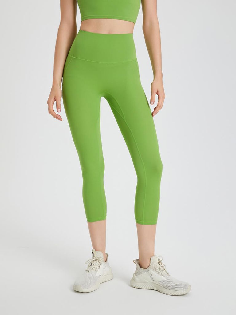 Quần legging trơn dáng lửng