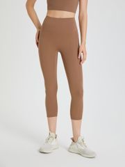 Quần legging trơn dáng lửng