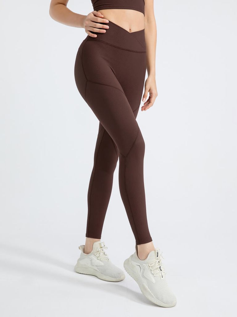 Quần tập legging đường may nổi