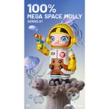  Mega Collection 100% Space Molly Series 1 Đồ Chơi Mô Hình POP MART 6941448674887 