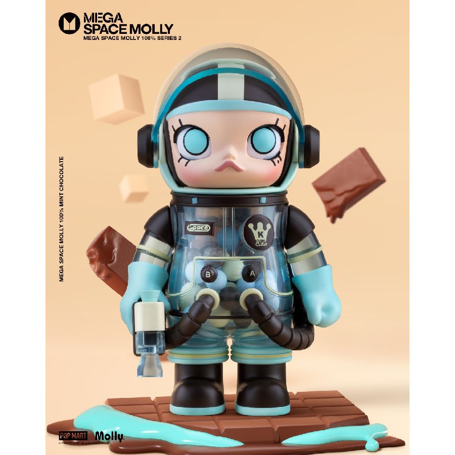  MEGA SPACE MOLLY 100% Series 2-B Đồ Chơi Mô Hình POP MART 6941848236586 