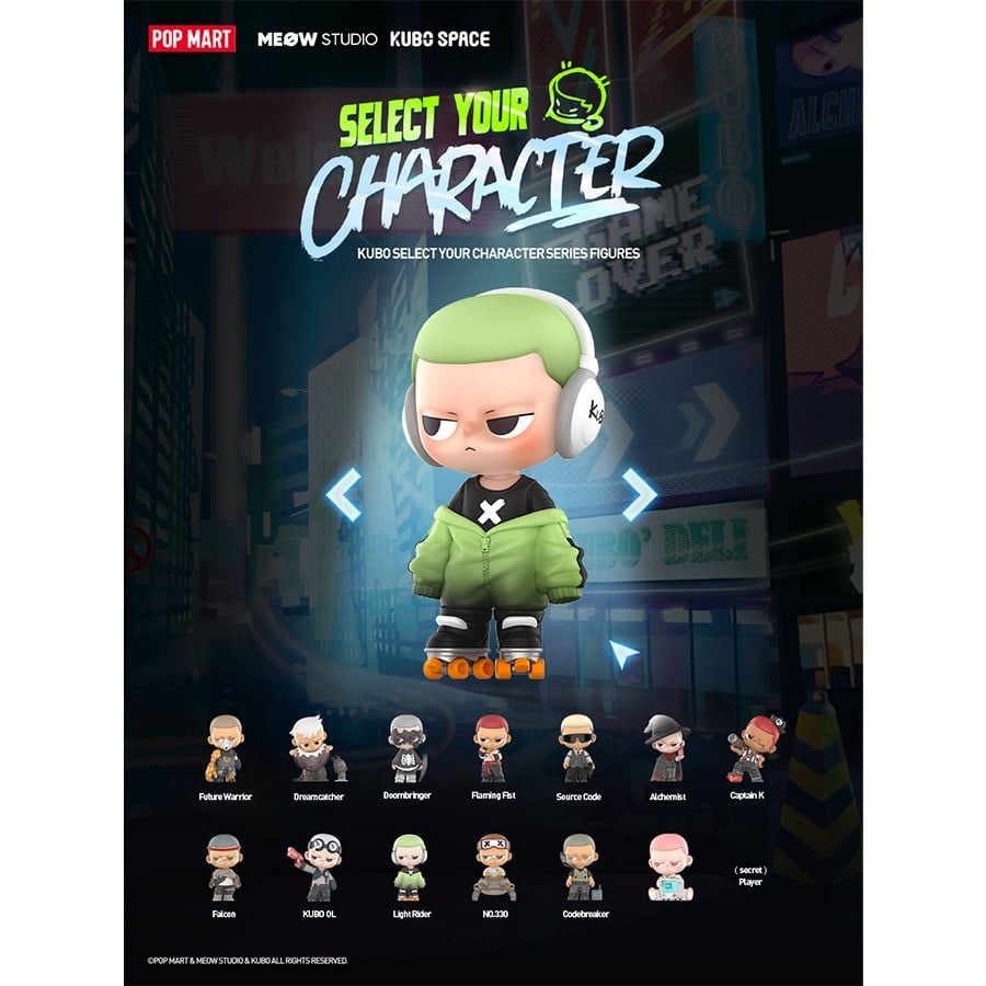  Mô Hình Đồ Chơi POP MART Kubo Select Your Character Figures 6941848256454 