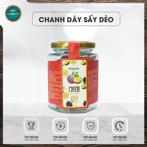 Chanh Dây Sấy Dẻo Kim Cương Vàng (150g) – Hương Vị Thơm Ngon, Ngọt Ngào