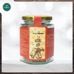Mứt gừng sấy dẻo Kim Cương Vàng (100g) – Món ăn truyền thống tốt cho sức khỏe