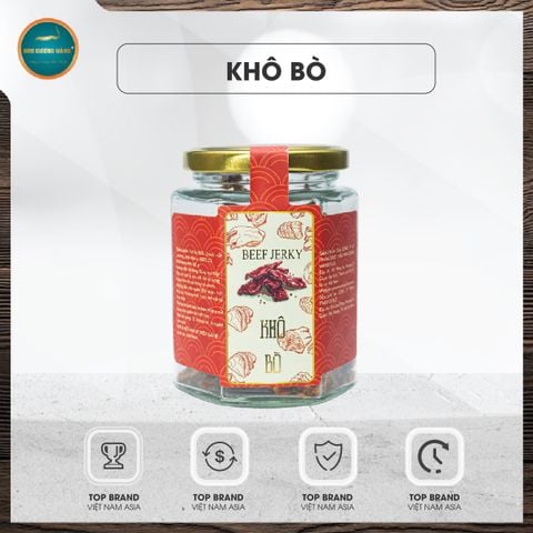 Khô bò Kim Cương Vàng (80g) – Món ăn truyền thống, nhâm nhi khởi chuyện