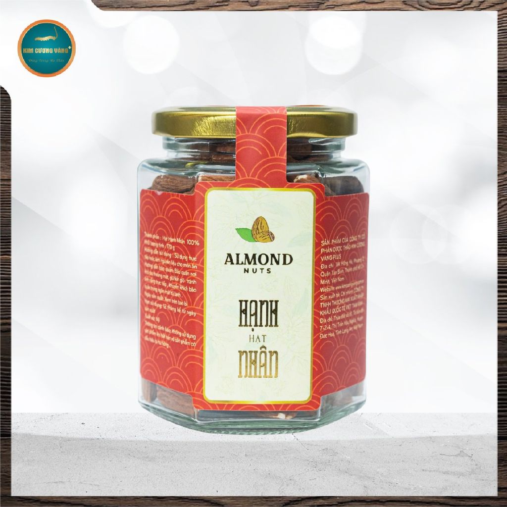 Hạt Hạnh Nhân Kim Cương Vàng (170g)