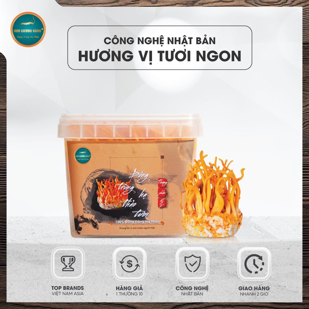 Đông Trùng Hạ Thảo Tươi (Hộp 150g)