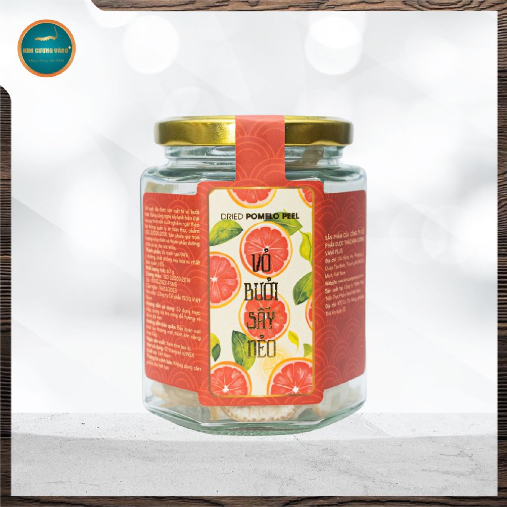 Vỏ Bưởi Sấy Dẻo (Hộp 60g)