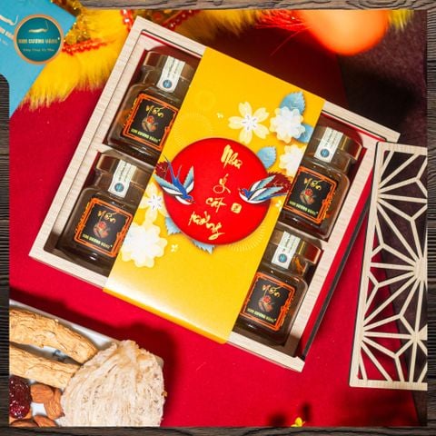 Hộp Yến Chưng Đông Trùng Hạ Thảo (6 Hũ)