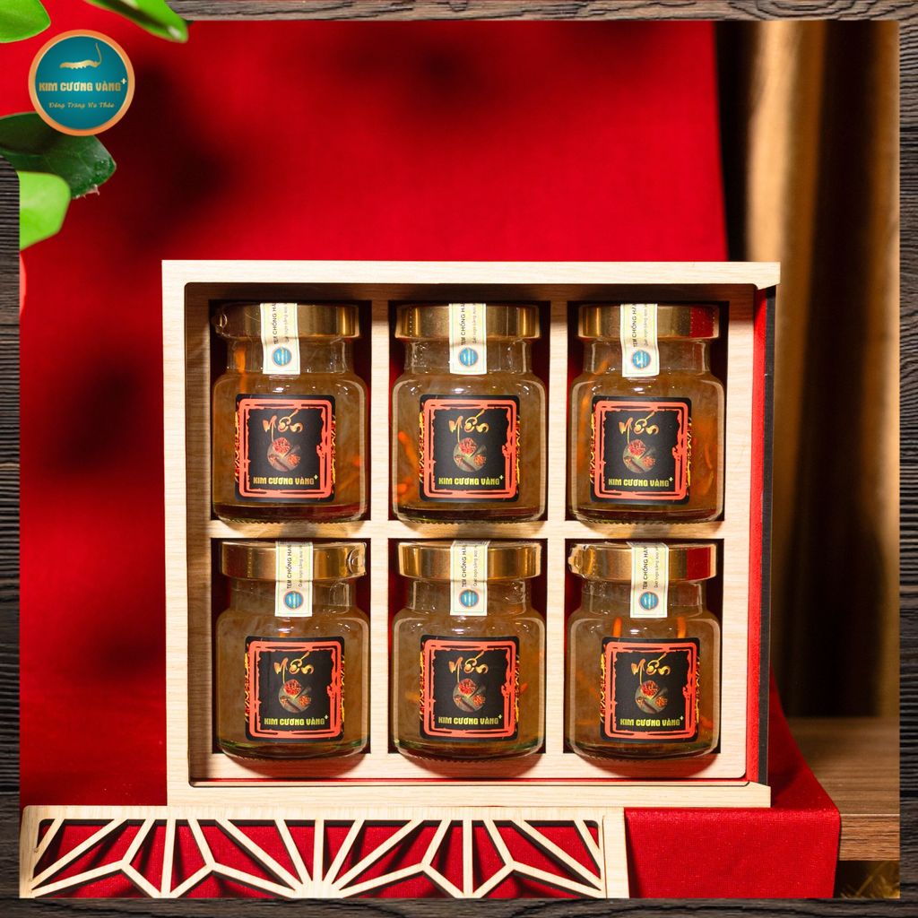 Hộp Yến Chưng Đông Trùng Hạ Thảo (6 Hũ)