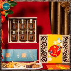 Hộp Yến Chưng Đông Trùng Hạ Thảo (6 Hũ)