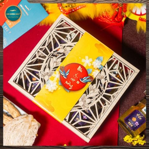 Hộp Yến Saffron Đông Trùng Hạ Thảo (6 Hũ)